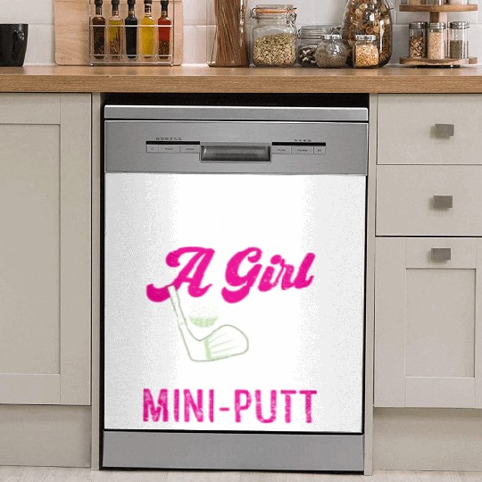 Funny Goofy Mini Golf Quotes Putt Putt Legend Dish Washer Covers