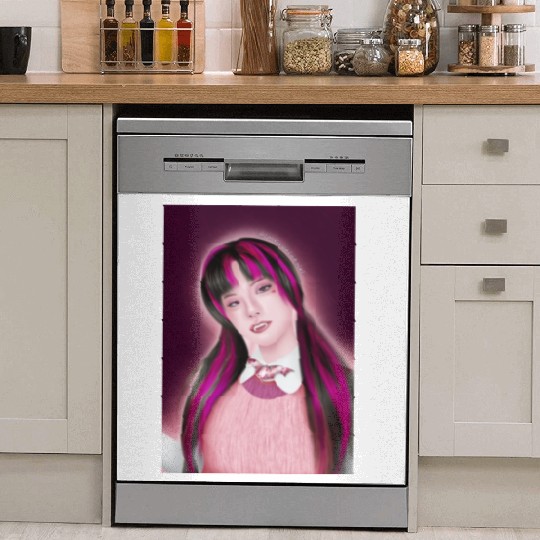 Yeji Itzy Draculaura Monster High Dish Washer Covers