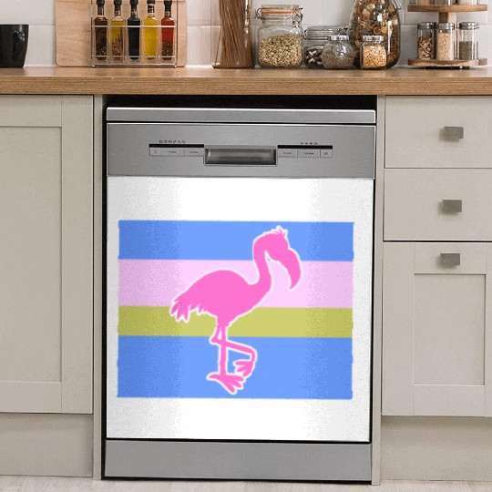 Yacht Rock Forever Dish Washer Covers 80s Style flamingo