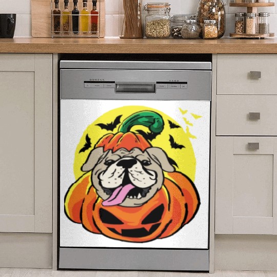 Pumpkin Dog Dog Parent Gift Dish Washer Covers