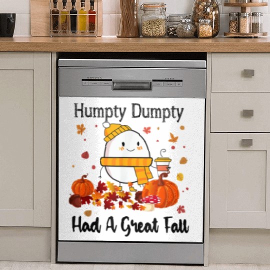 Humpty Dumpty Had A Great Fall Thanksgiving Autumn Dish Washer Covers