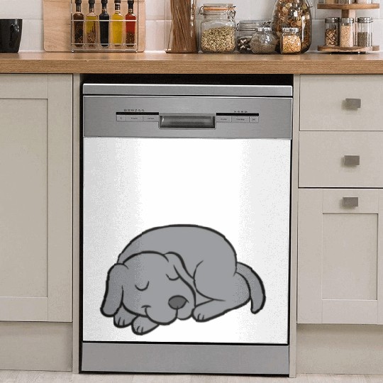 Weimaraner Dog Sleeping Pajama Sleeping Dish Washer Covers