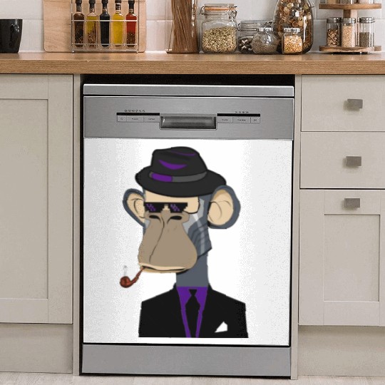 NFT - new ape ( series A-001 ) Dish Washer Covers