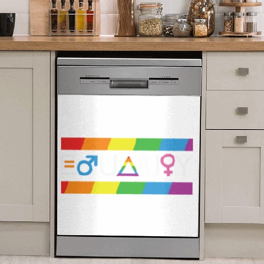 LBGT Flag Gay Pride Human Vintage Rainbow Dish Washer Covers