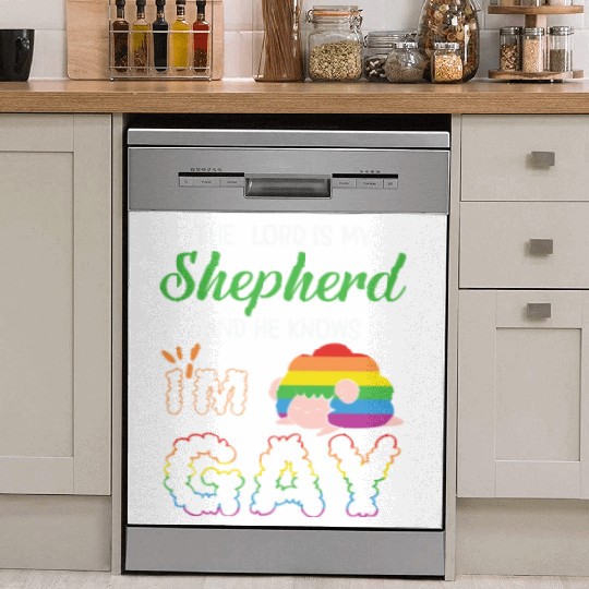 LBGT Flag Gay Pride Human Vintage Rainbow Dish Washer Covers