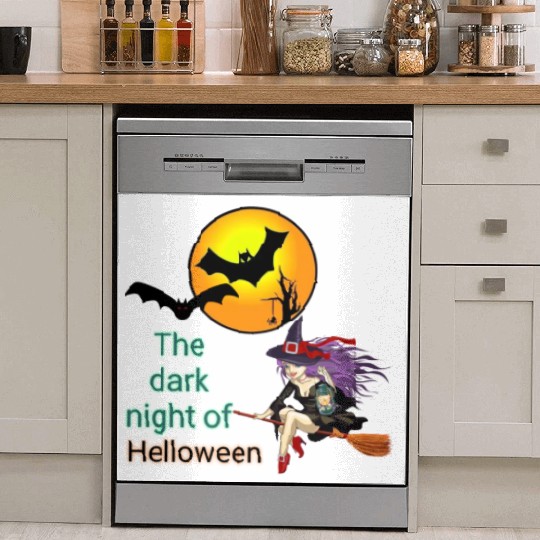 Halloween night Dish Washer Covers