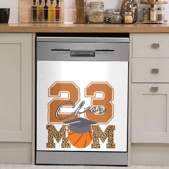 Senior Class Of 2023 Basketball Proud Cheer Mom Dish Washer Covers