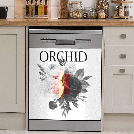Orchid Flowers Dish Washer Covers