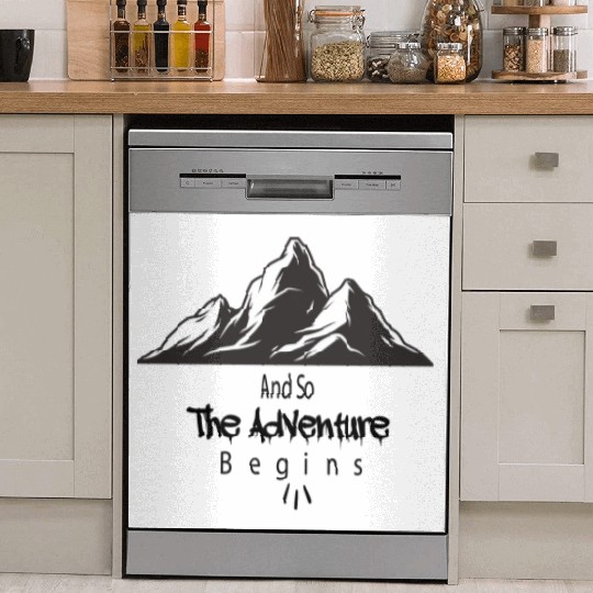 And So The Adventure Begins Dish Washer Covers