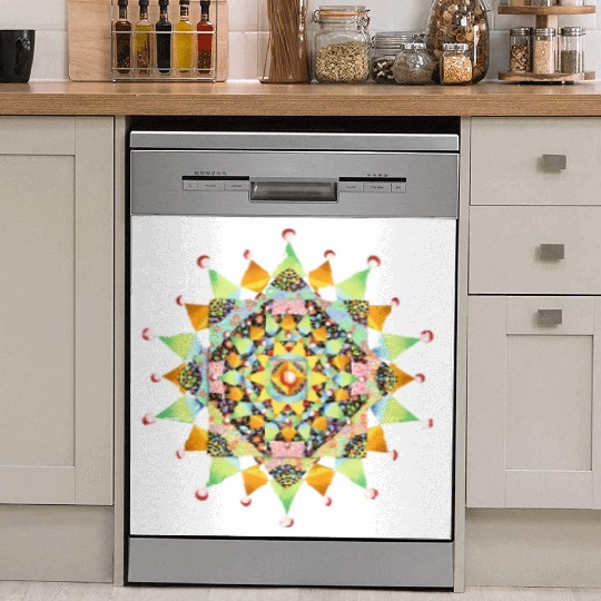 Patchwork Filigree Mandala Dish Washer Covers