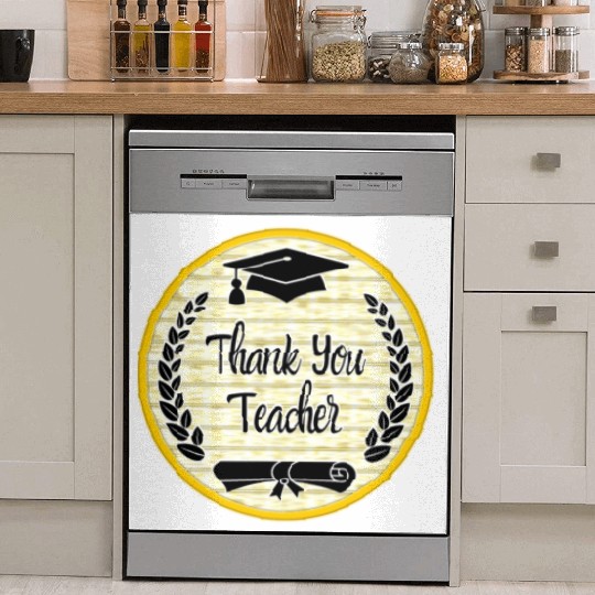 Thank You Teacher Dish Washer Covers