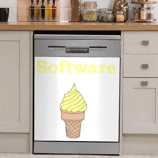 Software Vanilla Ice Cream Dish Washer Covers