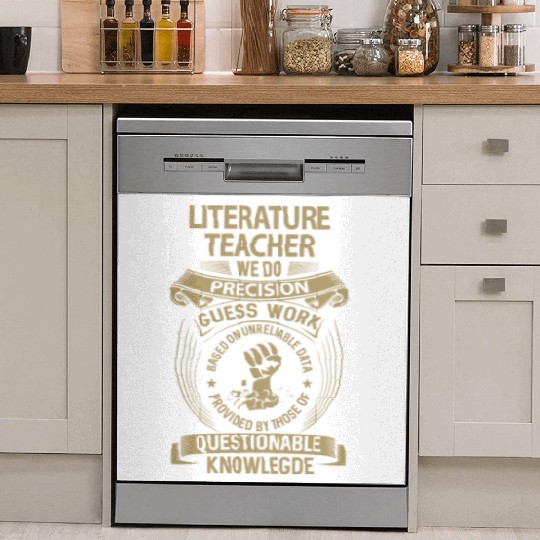 Literature Teacher Dish Washer Covers - We Do Precision Gift