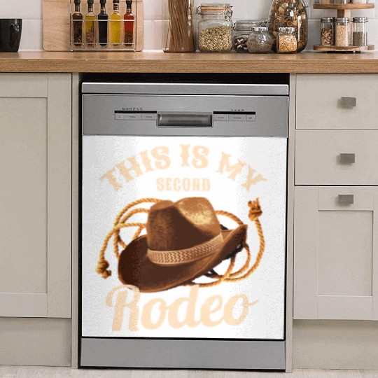 Rodeo Bull Riding Livestock Show Farmer Cattle Dish Washer Covers