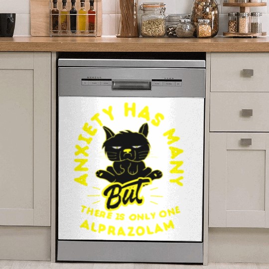 ANXIETY HAS MANY Dish Washer Covers