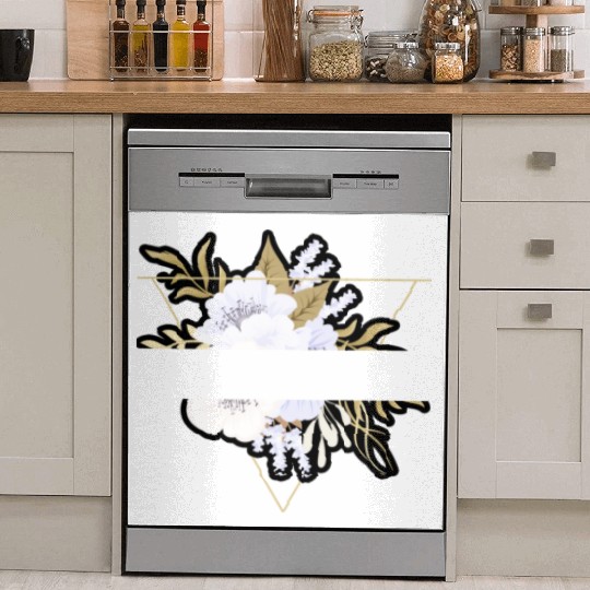 Anti-Hero Flower Text Gift Music Fan Lover Dish Washer Covers
