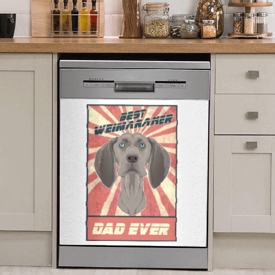 Best Weimaraner Dad Ever I Weimaraner Lover Dish Washer Covers