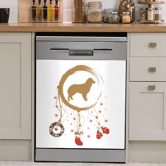 dog dreamcatcher Christmas Australian Shepherd Dish Washer Covers