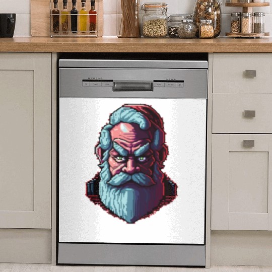 Grumpy Santa Dish Washer Covers