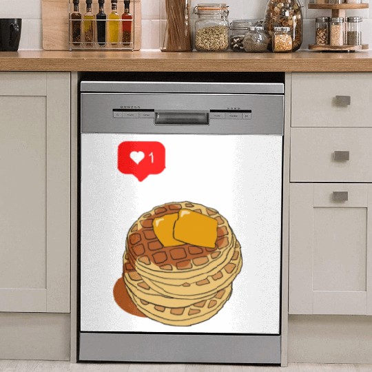 Waffle lover Dish Washer Covers