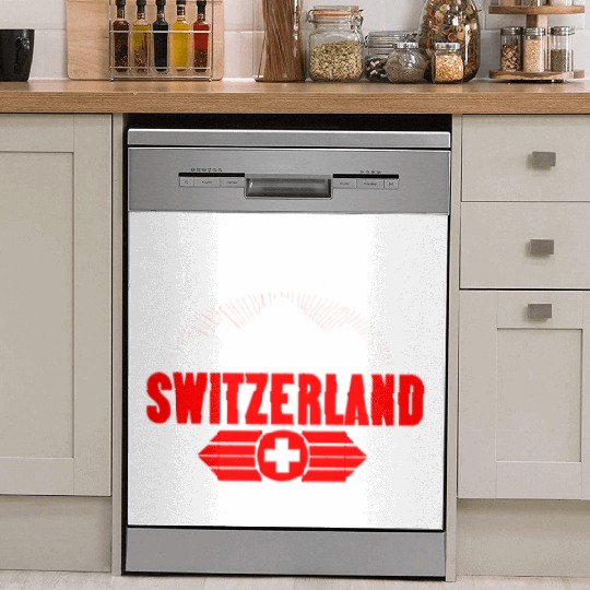 Switzerland Matterhorn Flag Gift Idea Dish Washer Covers