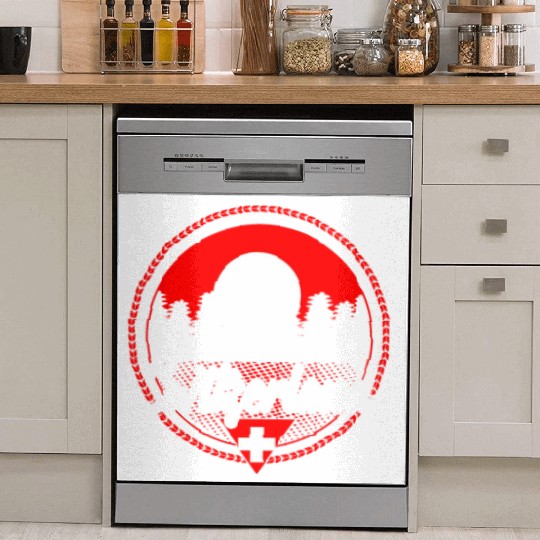 Switzerland Mountains State Gift Idea Dish Washer Covers