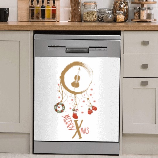 musical instrument dreamcatcher Christmas Cello Dish Washer Covers