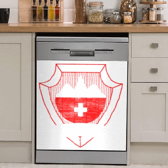 Switzerland Neutrality Flag Dish Washer Covers