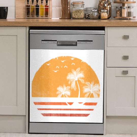 Palm tree Summer Beach Dish Washer Covers