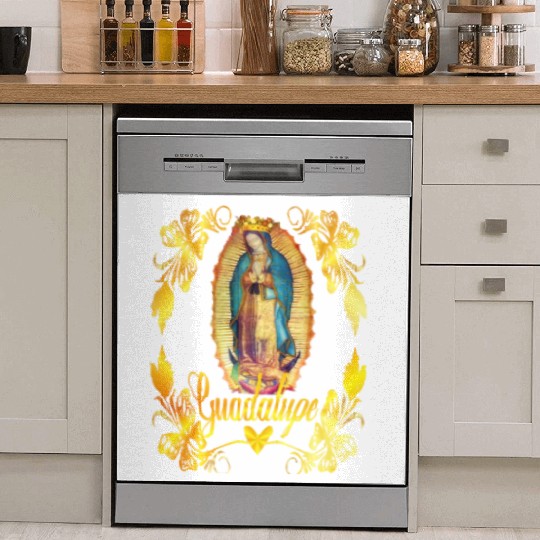 Our Lady Guadalupe Virgin Mary Catholic Decor Dish Washer Covers