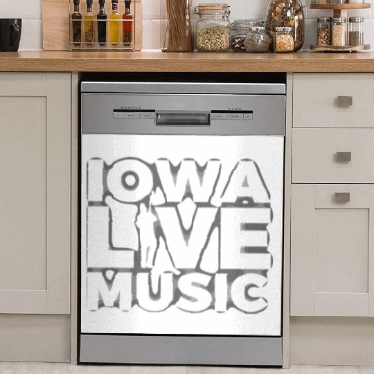 Iowa Live Music Support Gear Ghost Guitar Player Dish Washer Covers