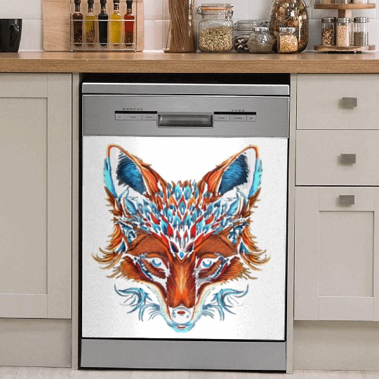 Tribal Fox Dish Washer Covers