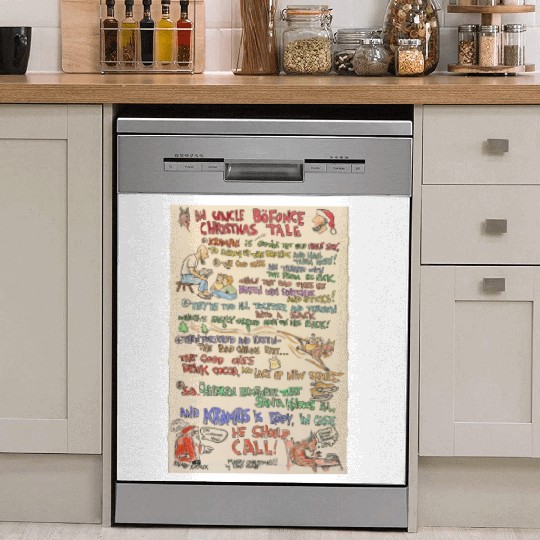 Krampus Dish Washer Covers