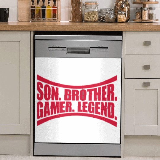 son brother gamer legend Dish Washer Covers