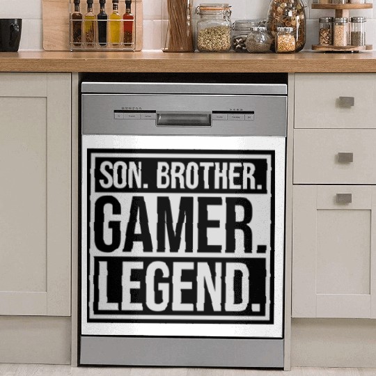 son brother gamer legend Dish Washer Covers