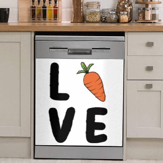 Carrot Love-Vegetable Love Dish Washer Covers