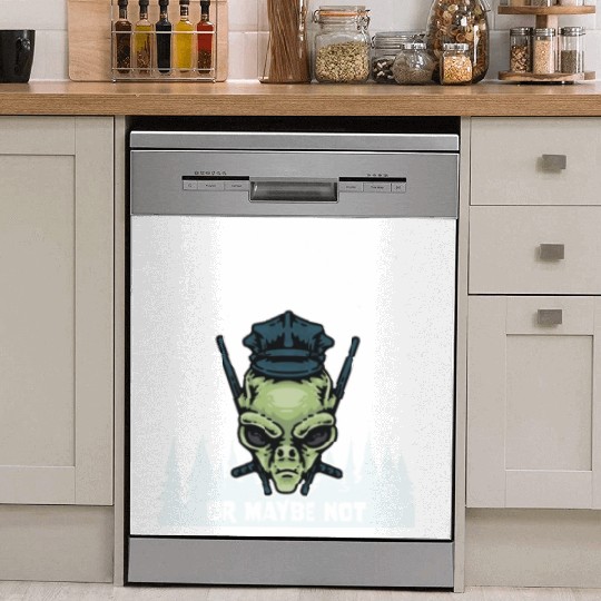 Alien Galaxy Lover I Come In Peace Or Maybe Not Dish Washer Covers