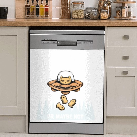 Alien Galaxy Cat Lover Come In Peace Or Maybe Not Dish Washer Covers