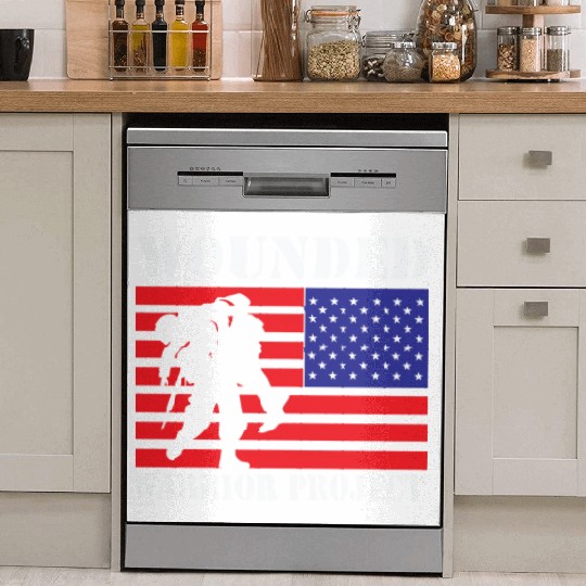 Wounded Warrior Project Us Flag Dish Washer Covers