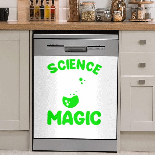 Cool Science For Men Women Science Is Real Magic Dish Washer Covers