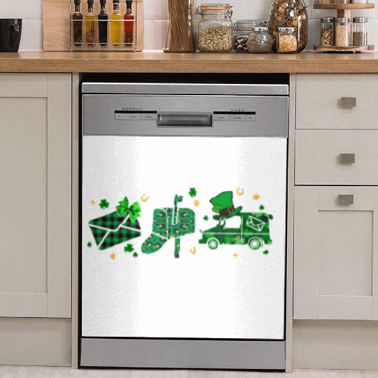 Happy Valentine's Day Postal Worker Valentine Gift Dish Washer Covers