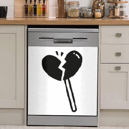 Broken Heart Lollipop Candy Dish Washer Covers
