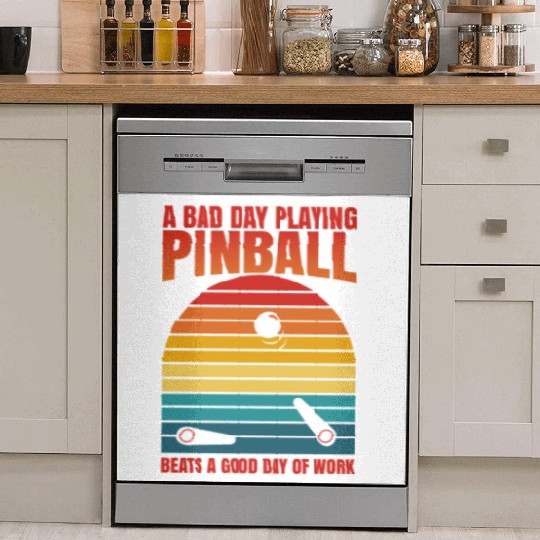 Retro Pinball Beats Work Arcade Machine Dish Washer Covers