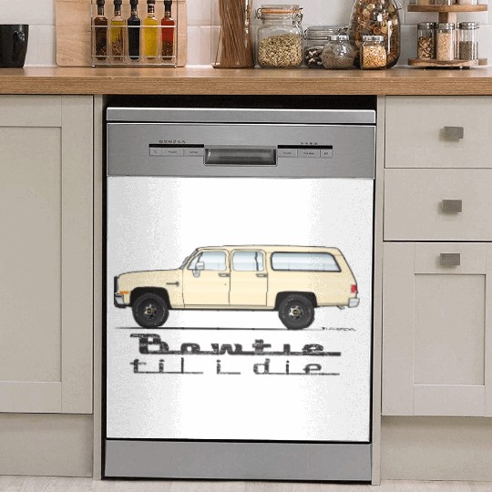 bowtie Santa Fe Tan Dish Washer Covers