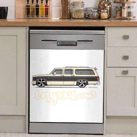 layinlow Santa Fe Tan Dish Washer Covers