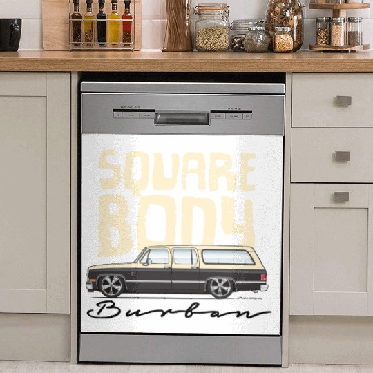 square body Santa Fe Tan Dish Washer Covers