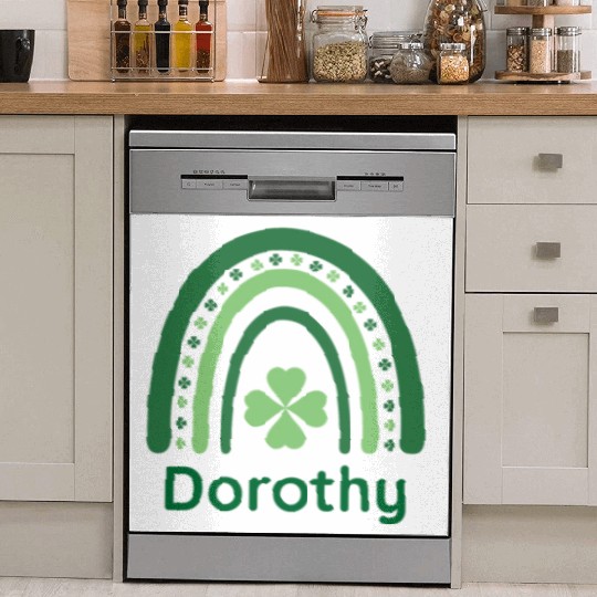 Dorothy Clover Charm Boho Rainbow Dish Washer Covers