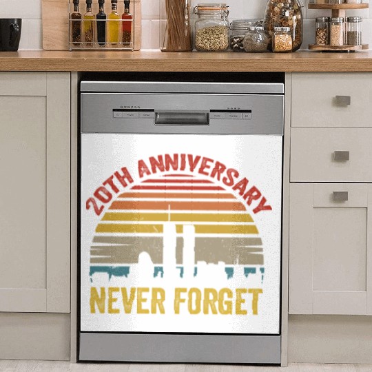 Never Forget 9 11 20th Anniversary Dish Washer Covers