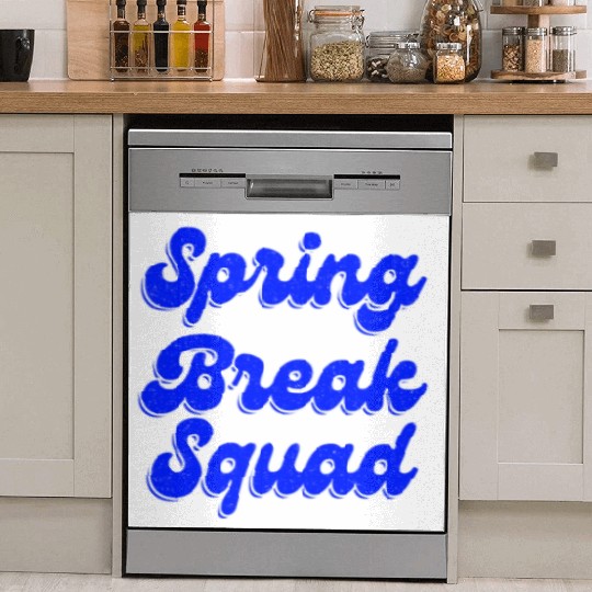 Spring Break Squad Summer Vacation Spring Break Dish Washer Covers