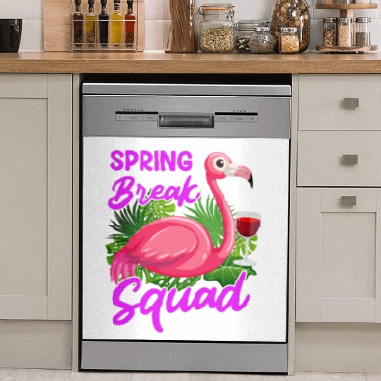 Spring Break Squad Summer Vacation Spring Break Dish Washer Covers